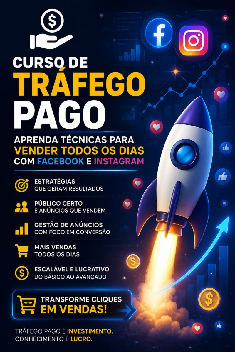 Curso de Tráfego Pago para Iniciantes – Primeira Venda Online com ...
